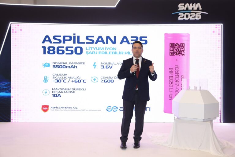 Türk Teknoloji Devi ASPİLSAN, Yeni Nesil A35 Piliyle Dünya Arenasına Çıkıyor